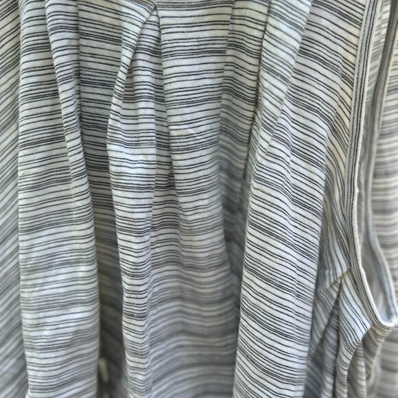 NWOT Free People Ivory Navy High-Low Tie Tank XS - Picture 5 of 12